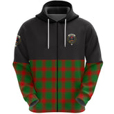Middleton Modern Clan Half Of Tartan Zipper Hoodie